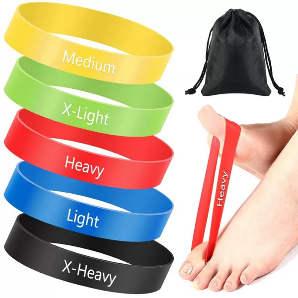 Resistance Bands Fitness Resistance Bands Slimming Resistance Rings Cross-Border In-Stock Elastic Bands Exercise Finger Sensitivity Training Rings