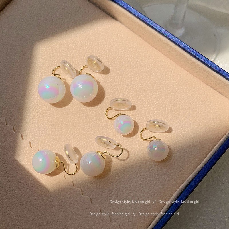 Merenfish Ji Pearl clip para la oreja sin orejas perforadas