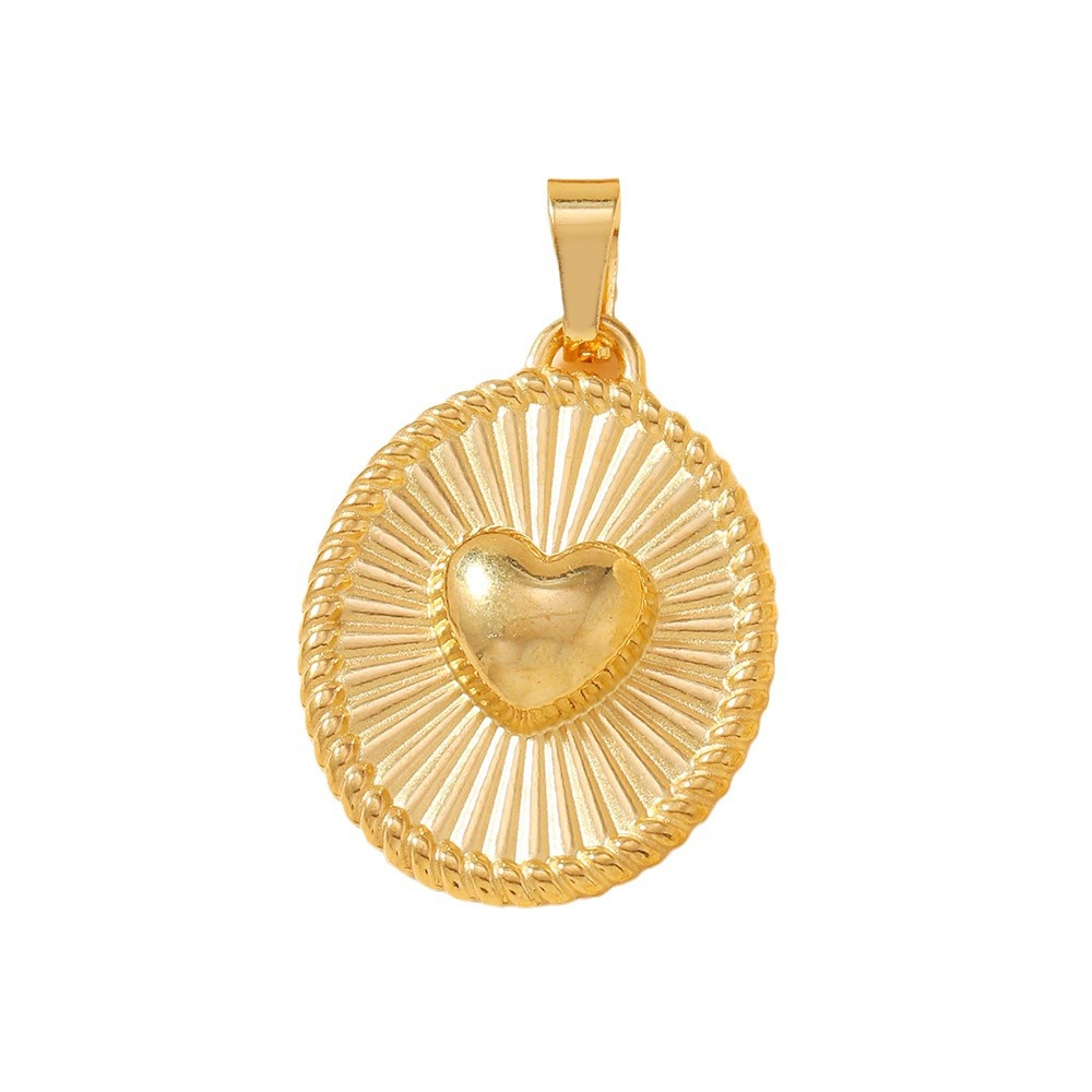 Joyas de acero de titanio transfronterizas de lujo ligero de fundición incrustado con gemas rosadas collares de diamantes pulseras diy colgante geométrico