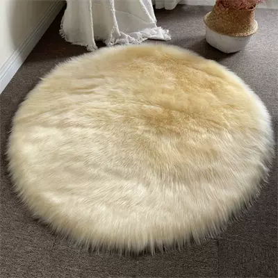 Leisure Green Space] Carpet, Car Carpet - beige-5050cm-square