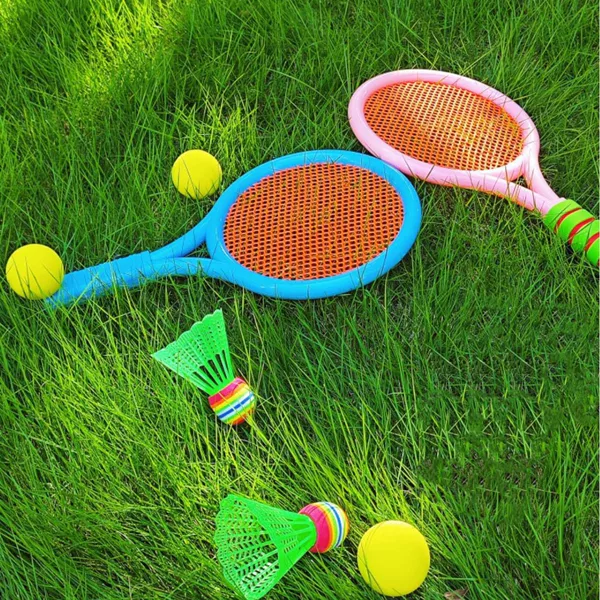 Children's badminton racket boys and girls toy kindergarten 3-12 years old parent-child interactive indoor sports tennis racket suit