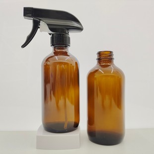 Brown Boston Bottle 250ml Light-Proof Reagent Bottle Lotion Oil Pure Dew Sub-Bottle Spray Bottle Small Bottle Fine Mist