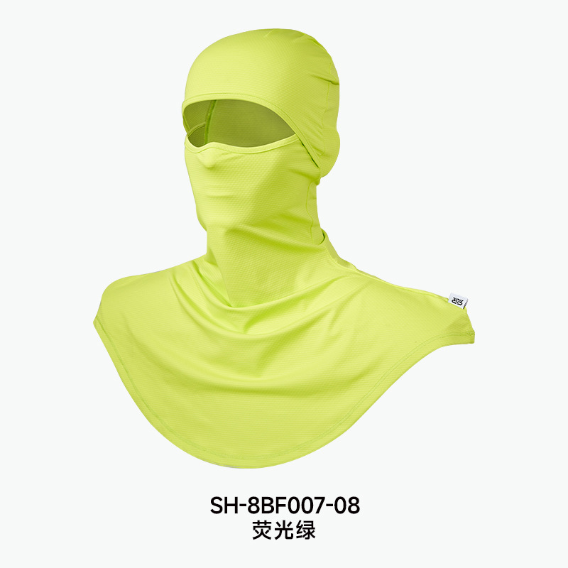 Secado al sol musgo chal cabeza cubierta cara completa transpirable verano trabajo al aire libre pesca pescado motocicleta montar a prueba de sol cubierta de la cabeza