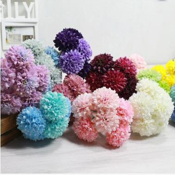 Simulation 6 big ball chrysanthemum table tennis simulation flower…