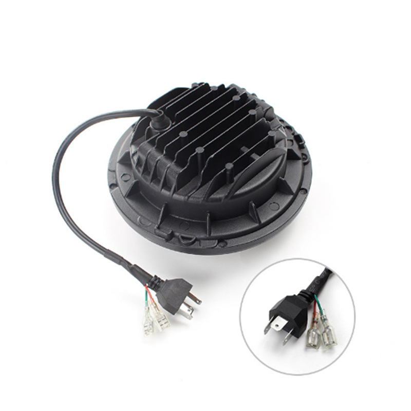 7 pulgadas Wrangler faro ángel ojo del automóvil faro LED Harley motocicleta SUV faro