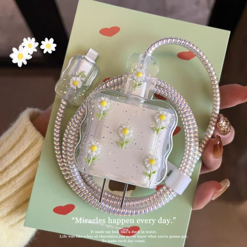 Para Apple 14 línea de datos cubierta protectora iPhone13 cargador cabezal 12promax bobinado estuche para iPad