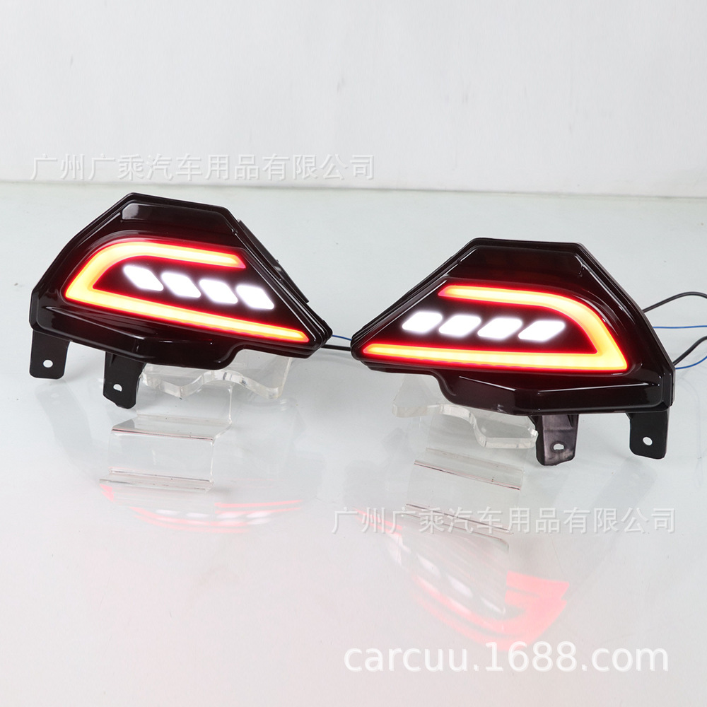 Aplicable a 16-18 años Toyota Rav4 parachoques trasero luz Rong poner luz de freno parachoques trasero luz de advertencia luz trasera 3 funciones