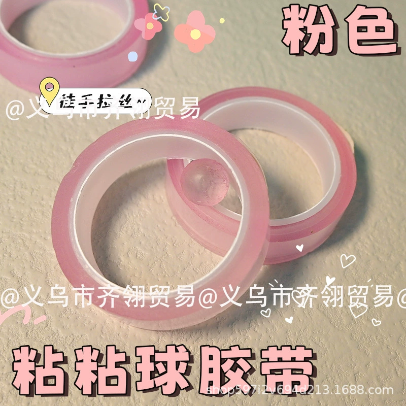 Резинка для волос Goo Ball Hair Tie, антистрессовая эластичная, для детей (начальная школа), красочная набор из 6 рулонов