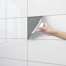 大理石仿瓷砖铝塑板墙板卫生间厨房背景墙贴遮丑补洞防水自粘贴商