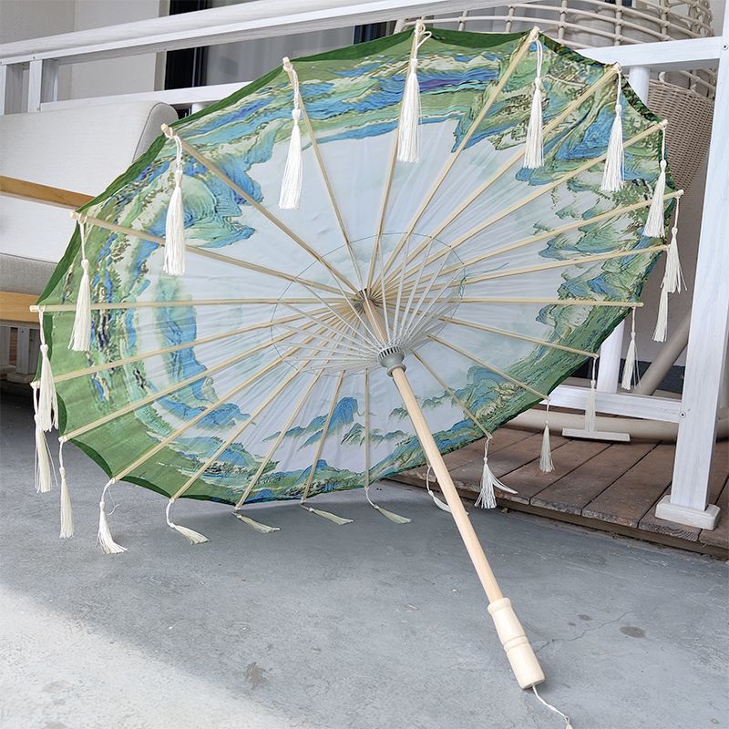 Ancient Style Tassel Umbrella, Petal Umbrella, Oil Paper Umbrella, Waterproof and Rainproof Dance Umbrella, Ceiling Decoration, Cheongsam Catwalk Flower Umbrella Ancient Style Tassel Umbrella, Petal Umbrella, Oil Paper Umbrella, Waterproof and Rainproof Dance Umbrella, Ceiling Decoration, Cheongsam Catwalk Flower Umbrella