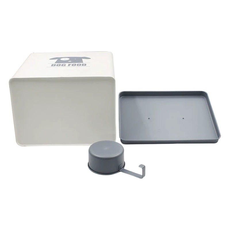 Ящик для хранения железа Американское оцинкованное железо ведро для риса резервуар для хранения стирального порошка ведро для собачьей еды