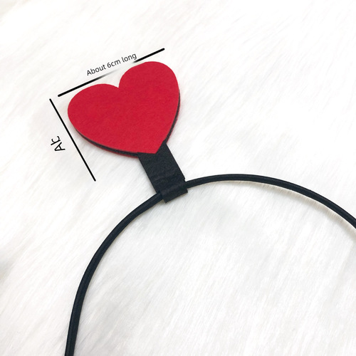Creative and cute love arrow bow tie for Qixi 520 Valentine's Day, funny hair accessory for parties