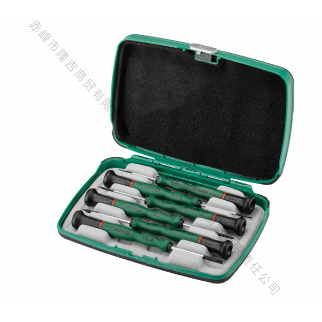 Sata/世达 6件一字微型螺丝批组套 09311