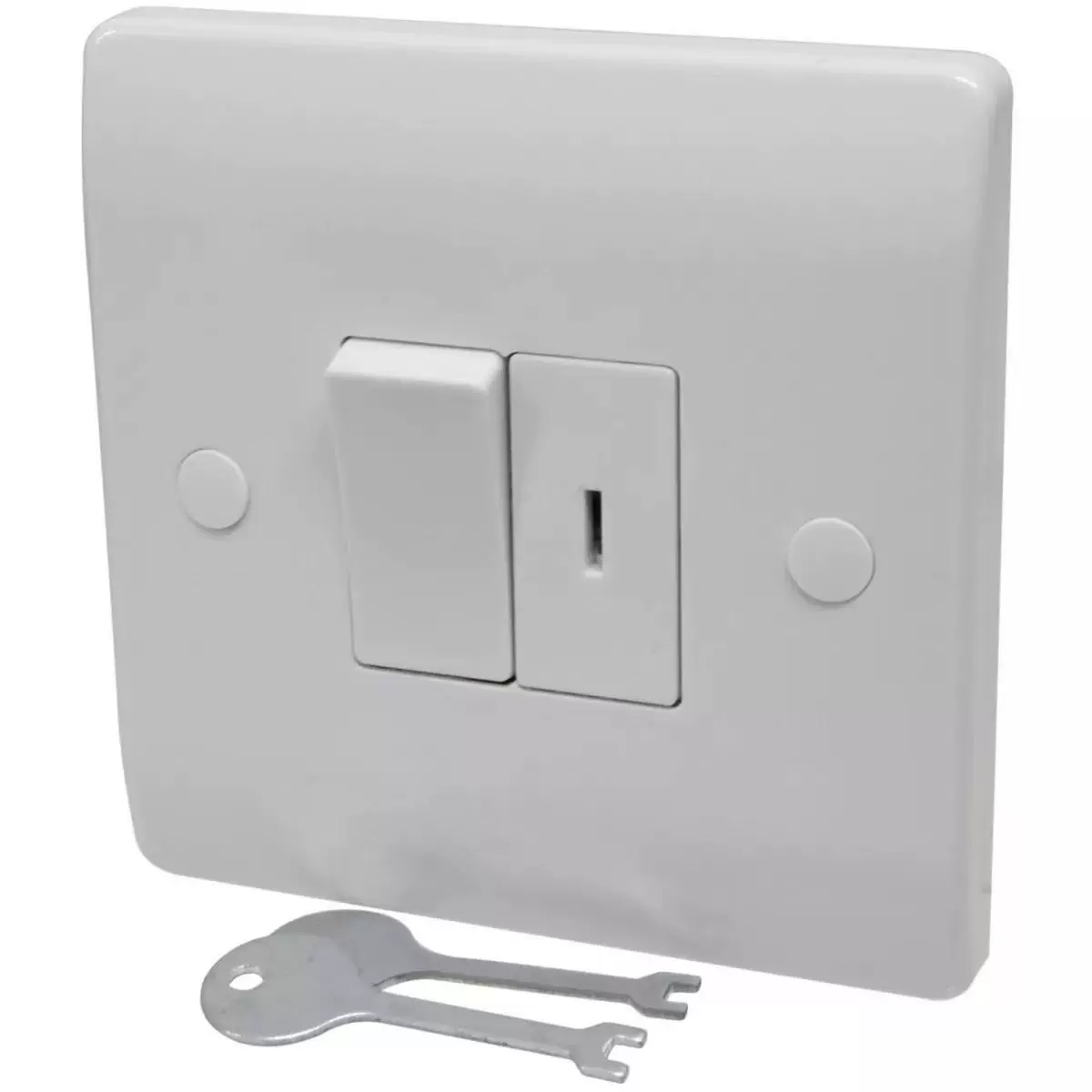 英标英国爱尔兰塞浦路斯香港新加坡  1开双路开关 + 钥匙开关组合