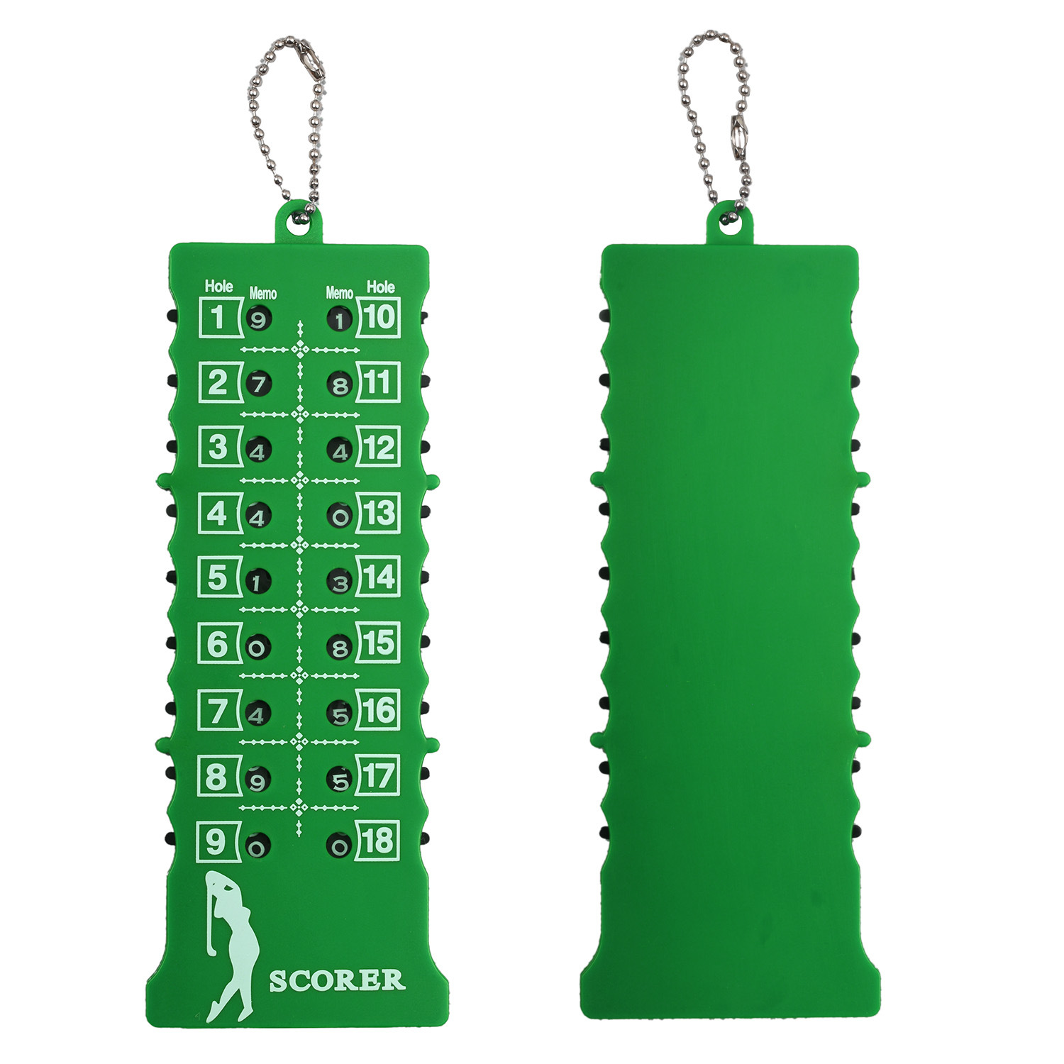 puntuación de golf puntuación de barras de 18 hoyos puntuación tabla conveniente para llevar puntuación de barras de golf