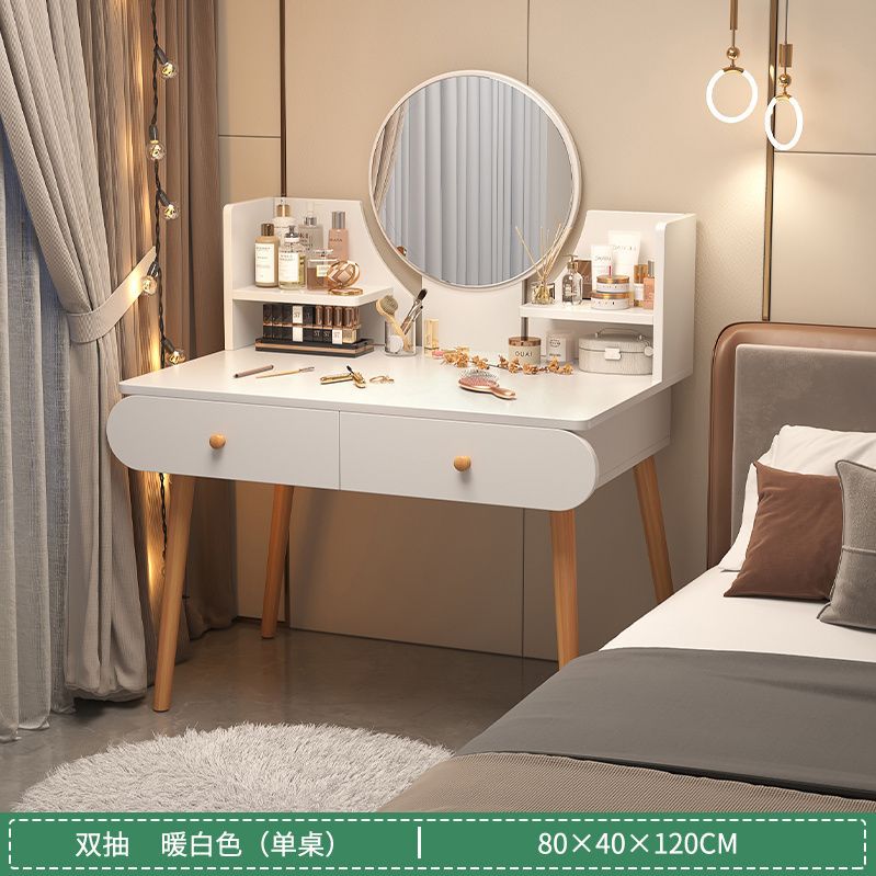 Comodador moderno y simple dormitorio mesa de maquillaje mesa de maquillaje pequeña habitación de estilo doméstico para niñas pequeña mesa de lujo image 7
