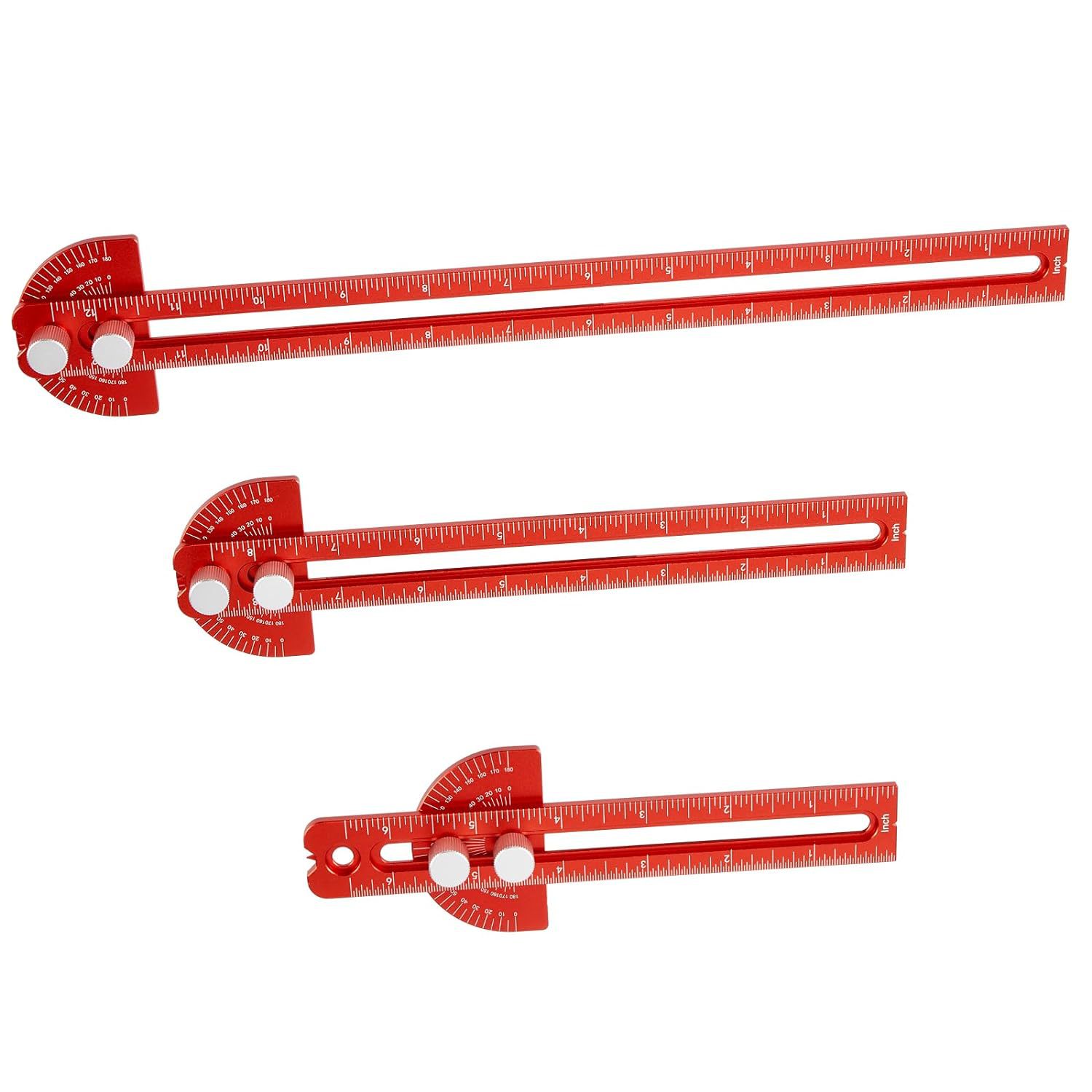 木工划线尺 铝合金T型尺 木工量规 T Square Measurements Ruler