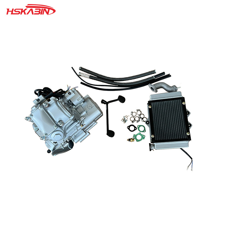 Off-road motorcycle Zongshen CB250-A water-cooled electric start reverse gear engine with water tank fan accessories