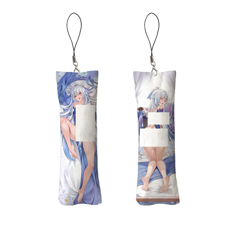 [崩坏星穹铁道镜流钥匙扣迷你挂件Mini Dakimakura手机书包挂件]