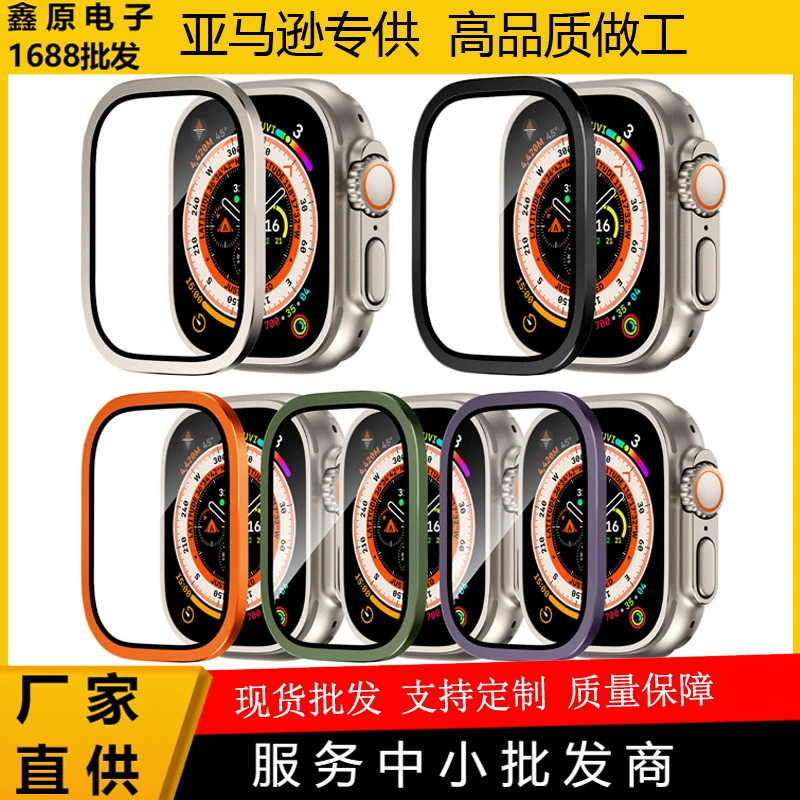 Применимо к титановому покрытию Apple Watch, tempered стекло рамка интегрированное ультра 1/2 металл высокое-definition взрывозащищенное стекло