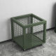 Military Green Heavy Storage Net Basket Mobile Net Cage Combat Readiness Material Wheeled Container Camping Equipment Box Matching Pallet