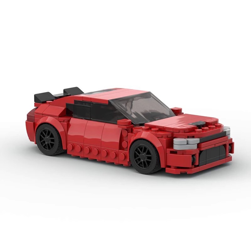 MOC building blocks compatible with Lego 91379 Dodge Challenger creative assembled car model toy children's gift