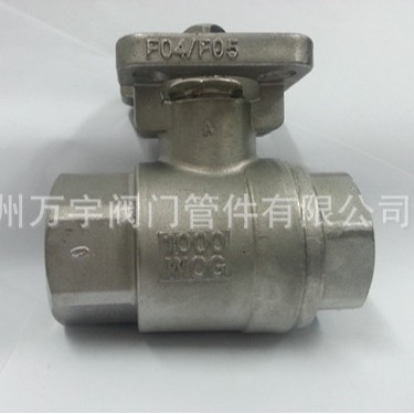 阀门厂家供应两片式内螺纹球阀 丝扣高平台球阀 Q11F两片式球阀