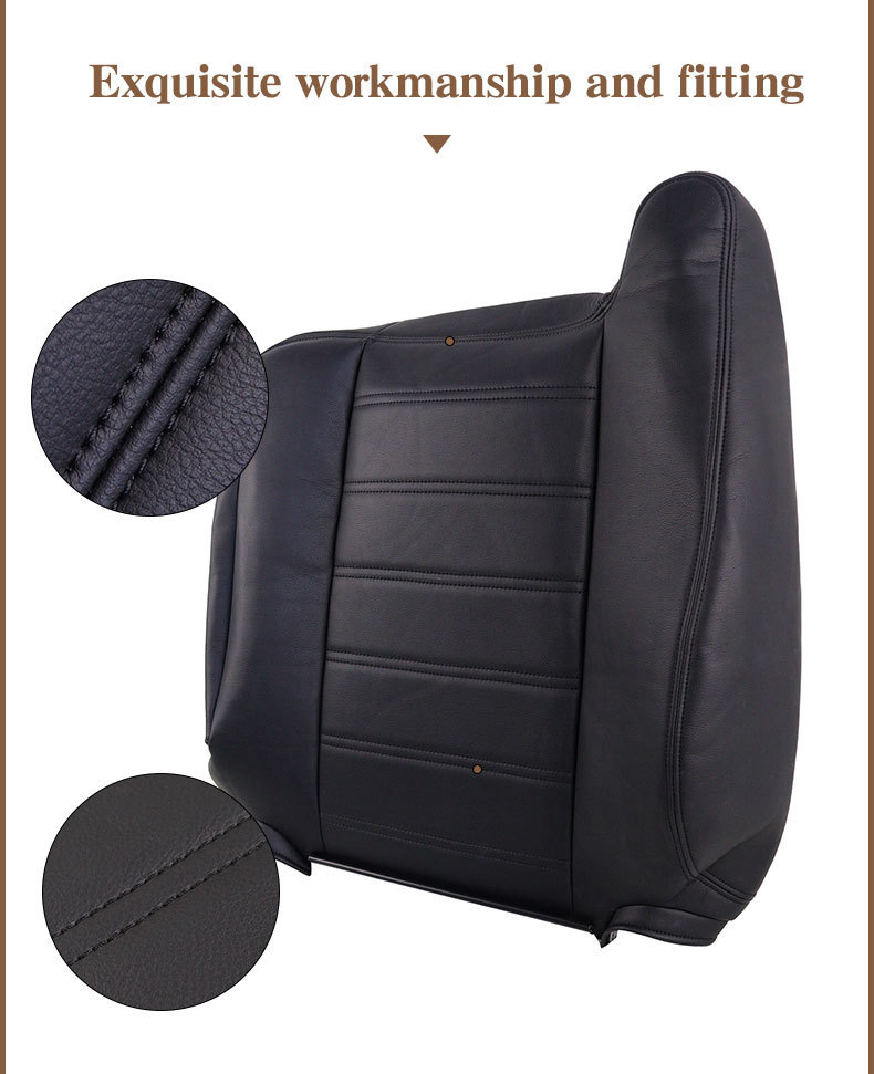 Suitable for 03-07 Hummer H2 driving passenger side main and auxiliary seat cover backrest cover 4-piece seat cushion cover cross-border_voghion.com