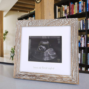 Amazon Explosions Solid Wood Creative Dead Elder Memorial Frame Baby B- ultrasound Photo Frame Mother and Child Souvenir Gift