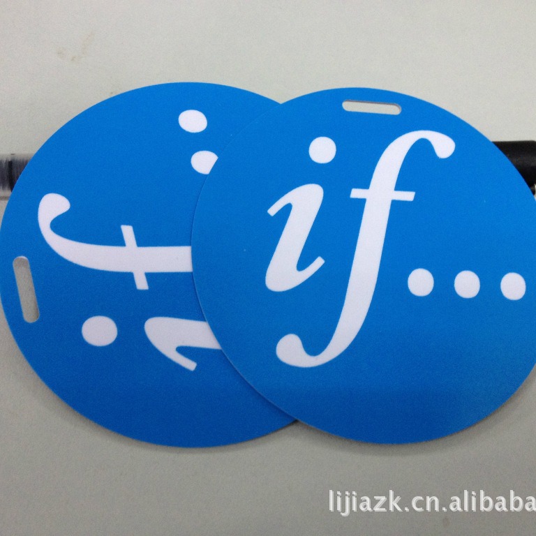 服装塑胶吊牌卡塑料硬吊牌卡出口吊牌