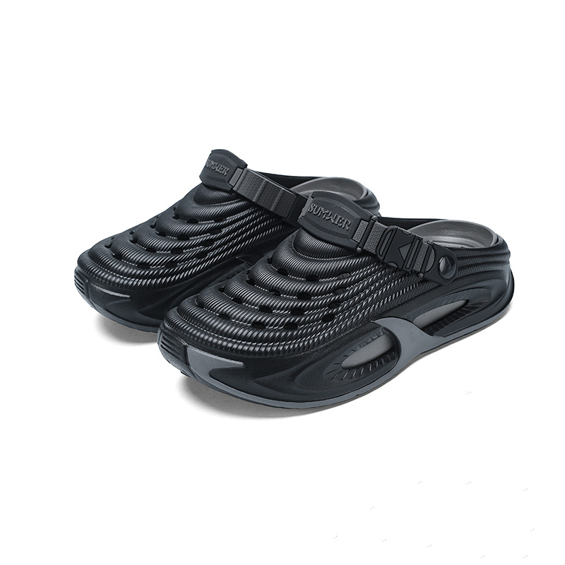 Croc-style Cross-border Large Size Summer New Men's Outdoor Beach Shoes Fashionable Indoor Operating Room Closed-toe_voghion.com