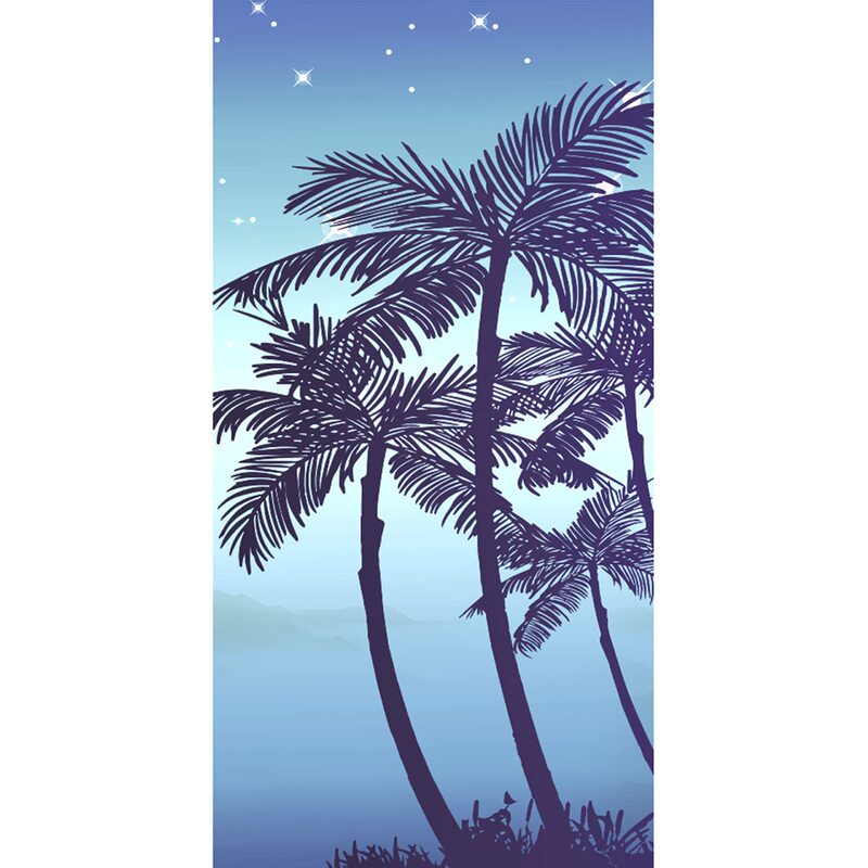 Cross-border palm tree pattern children's beach towel seaside vacation swimming bath towel sports fitness towel factory direct sales Cross-border palm tree pattern children's beach towel seaside vacation swimming bath towel sports fitness towel factory direct sales