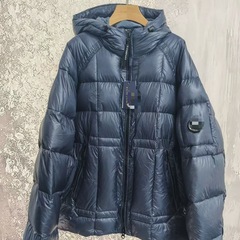新款跨境高版本C休闲P羽绒服连帽抗寒防风加厚保暖冬季白鸭绒外套