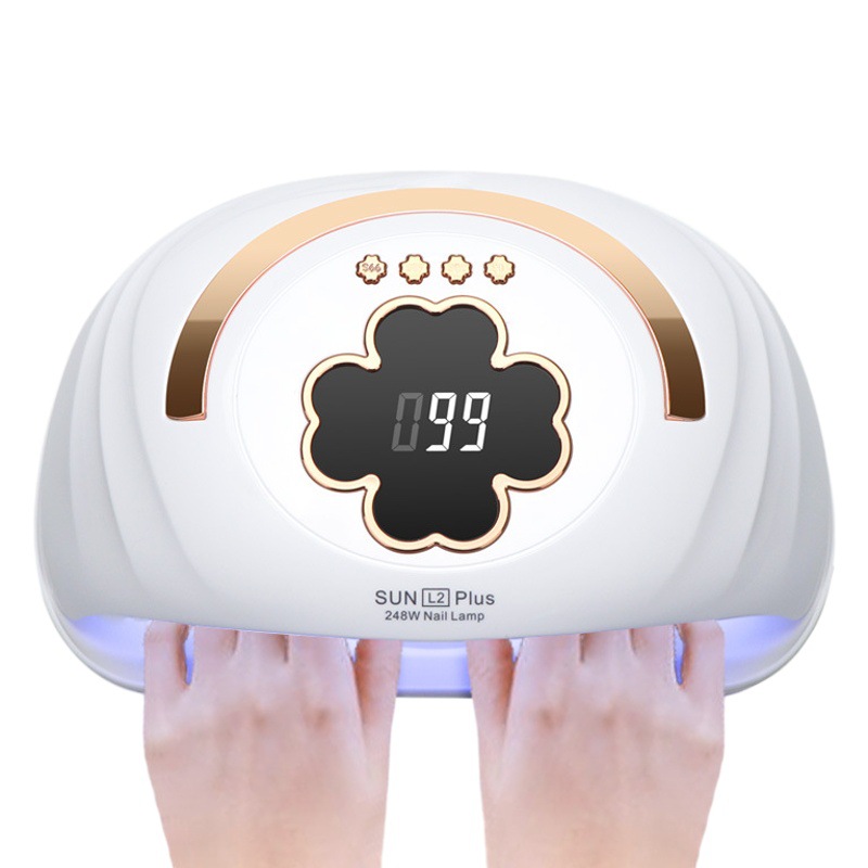 Nueva lámpara de uñas mano salón de uñas lámpara de uñas especial 248W lámpara de fototerapia de uñas de secado rápido de alta potencia transfronteriza