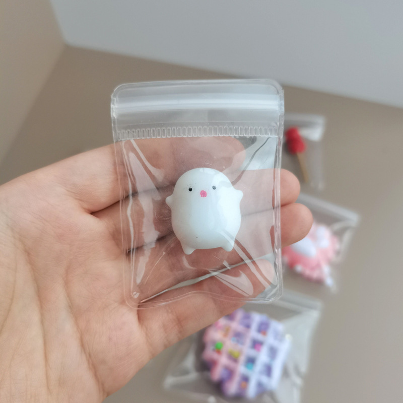 eva自封袋捏捏自封袋高透明化妆品袋大尺寸猫爪塑料袋超软EVA袋子|undefined