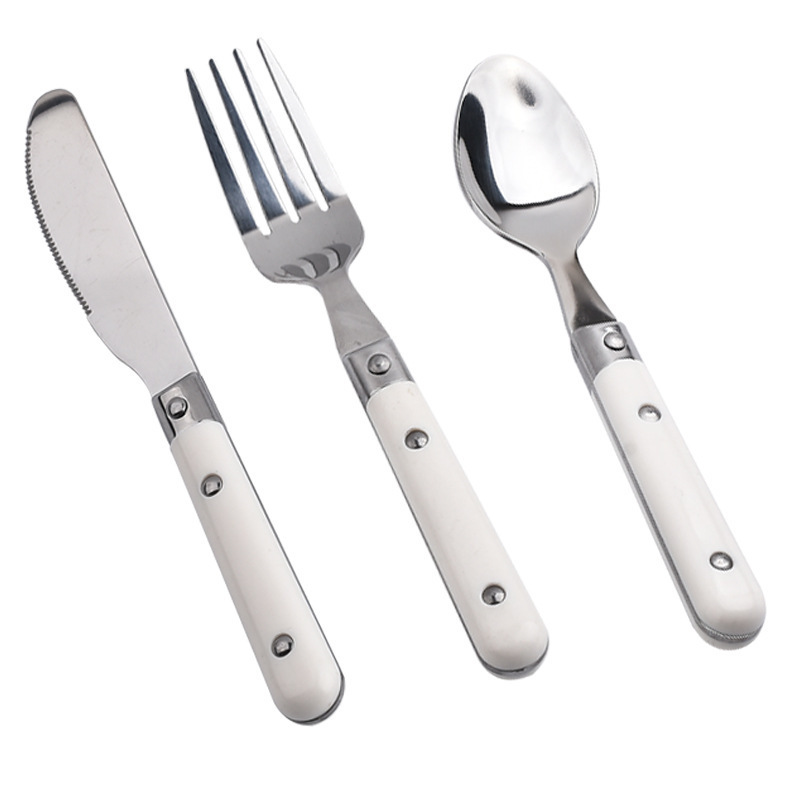 Manufacturer's Best-Selling Simple Stainless Steel Children's Cutlery Set, In-Stock, Cross-Border Portable Minimalist Ins-Style Spoon, Knife, and Fork 3-Piece Set Manufacturer's Best-Selling Simple Stainless Steel Children's Cutlery Set, In-Stock, Cross-Border Portable Minimalist Ins-Style Spoon, Knife, and Fork 3-Piece Set
