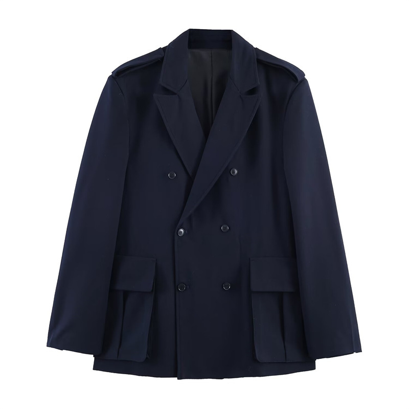 Myst&Za2026 Summer New Cross-Border Women's Fashion Oversized Pocket Loose Blazer 1255794 Myst&Za2026 Summer New Cross-Border Women's Fashion Oversized Pocket Loose Blazer 1255794