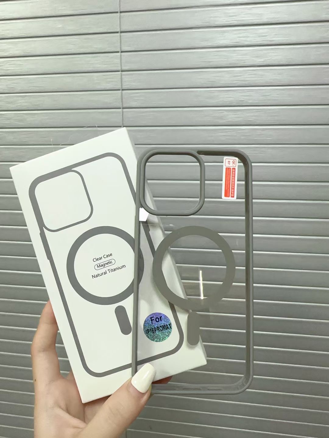 Funda magnética para teléfono con diseño de macaron para Apple 17, compatible con iPhone 15 Pro Max, funda protectora, 16 agujeros grandes anticaídas.