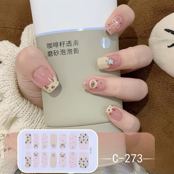 Cyber Celebrant Nail Art Stickers Cute Star Sequins Nail Art Stickers Dopamine Nail Art Stickers Finished Nail Patch Premium Sense