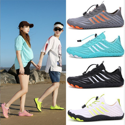Spring and summer new beach shoes, lovers 'river-tracing shoes, men and women's lightweight anti-slip cycling shoes, outdoor wading swimming and fishing shoes