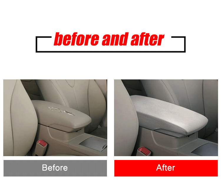 Suitable for 07-11 American Version of Camry Center Console Armrest Box Cover Leather Cover Modified Renovation Foreskin Cross-Border
