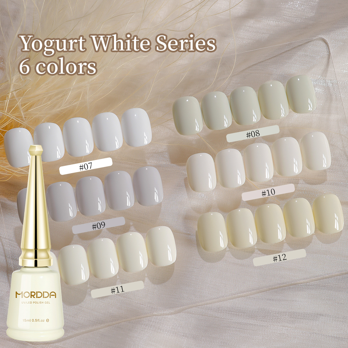 2025 nueva primavera y verano clásico todo fósforo color popular yogur blanco manicura especial pegamento de fototerapia para tienda image 4