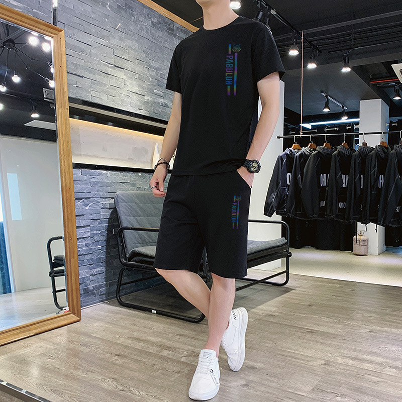 Summer silk sports suit