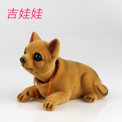 ornaments shake head dog: Car ornaments - chihuahua