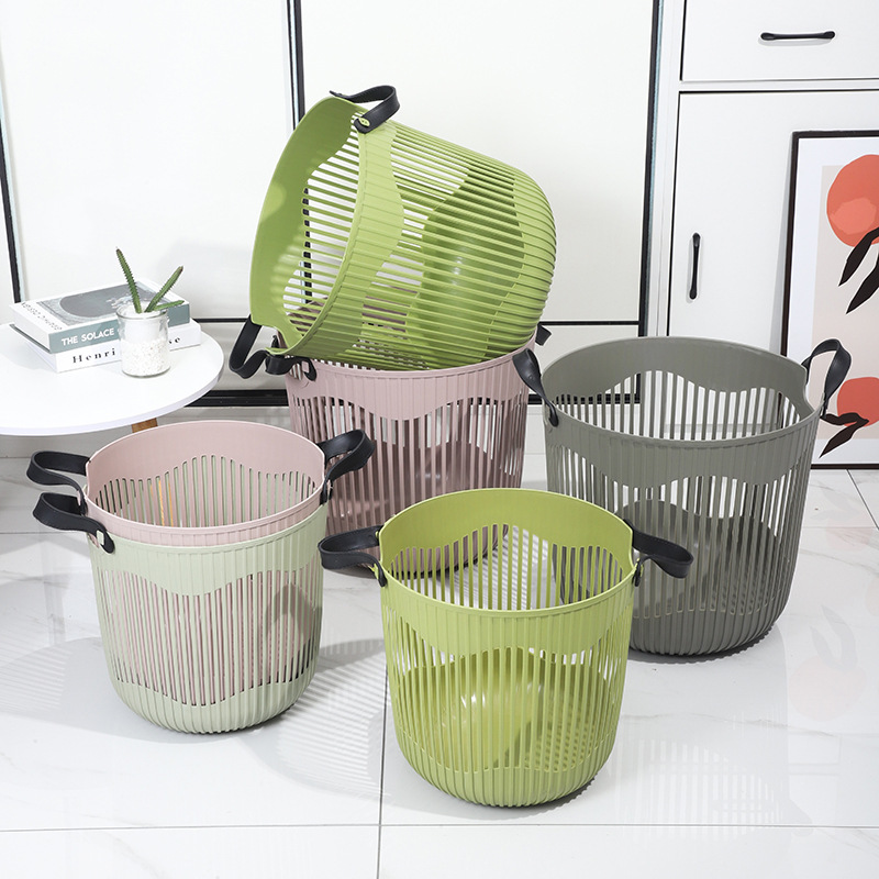 Large Plastic Dirty Clothes Basket Dirty Clothes Basket Bathroom Laundry Basket Living Room Toy Clothing Storage Basket Dirty Clothes Storage Basket