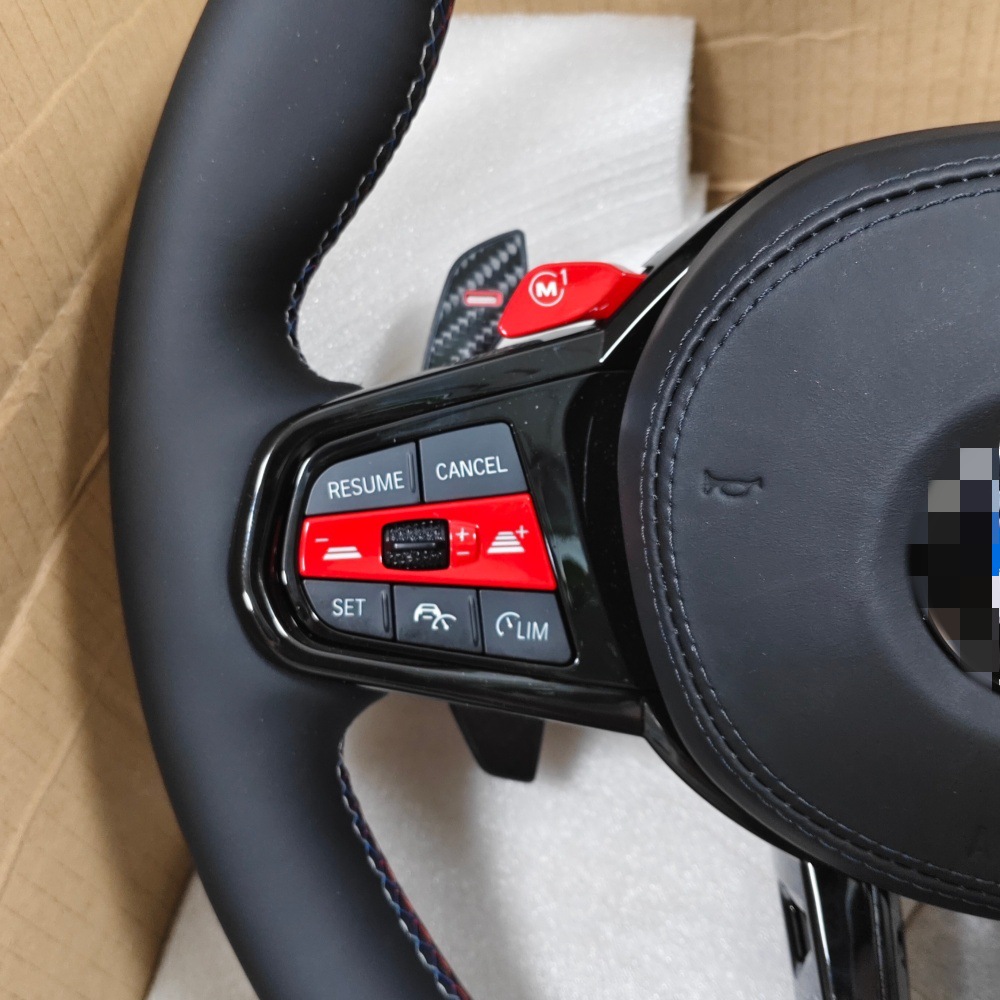 Suitable for BMW 1234567 series F10F20F30 G20G30 modification and upgrade to red CS steering wheel assembly