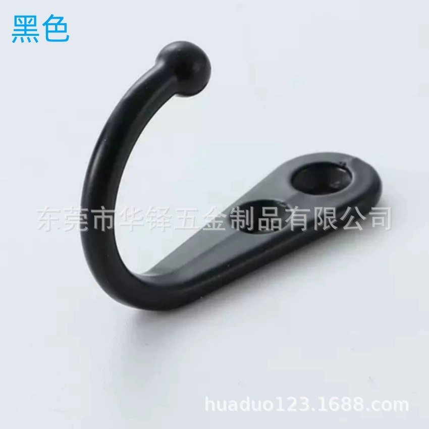 Step into the popular zinc alloy black silver bronze single hook small mini hook spot hook simple coat hook
