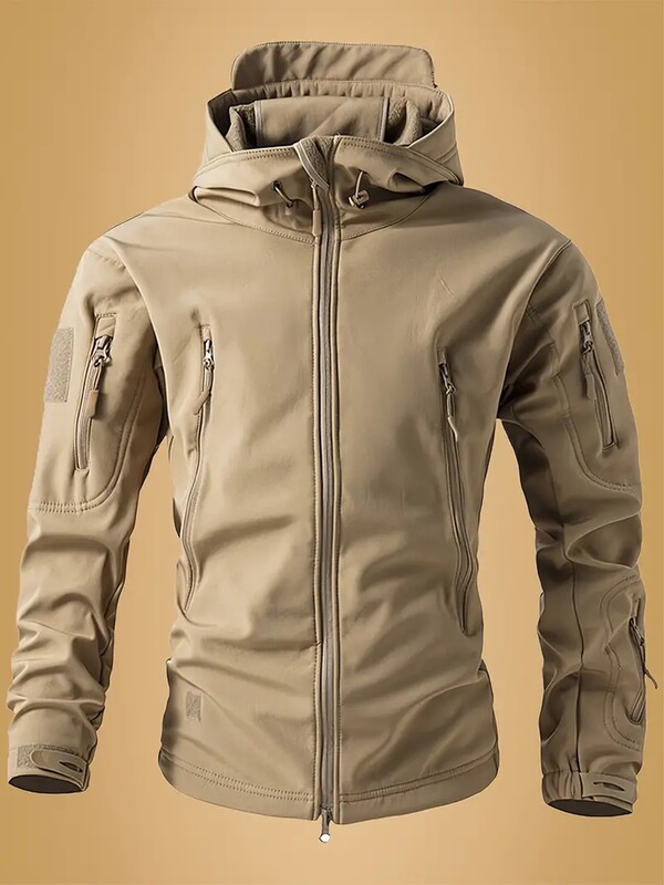 [Factory Direct Sales] Cross-Border Code Tactical Three-Proof Functional Jacket Men's Soft Shell Jacket Waterproof and Windproof
