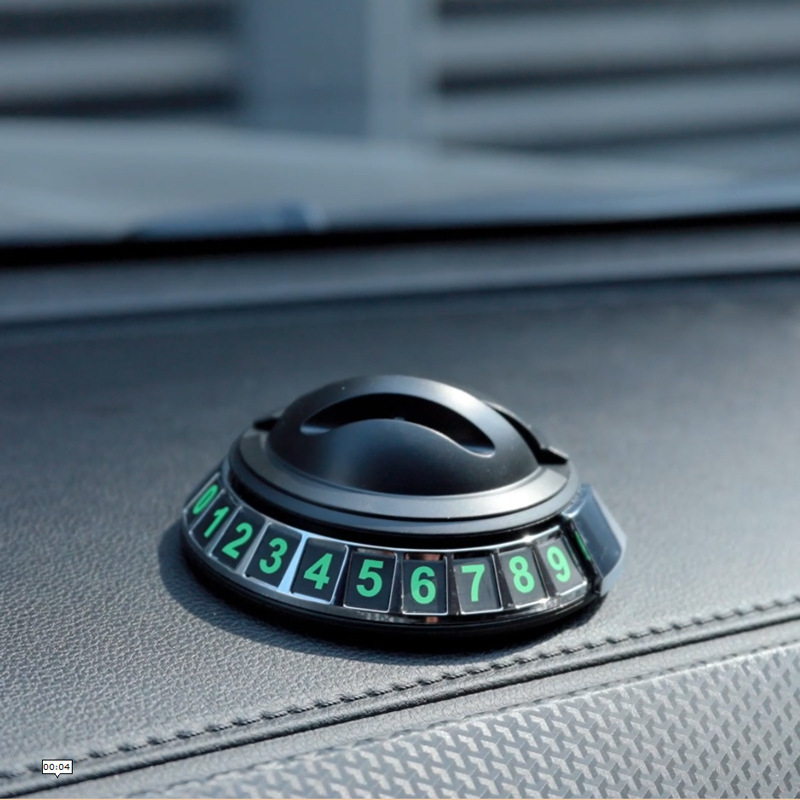 Soporte de teléfono móvil a bordo de la placa de número de estacionamiento temporal del nuevo automóvil, soporte multifuncional de navegación en el automóvil en dos en uno