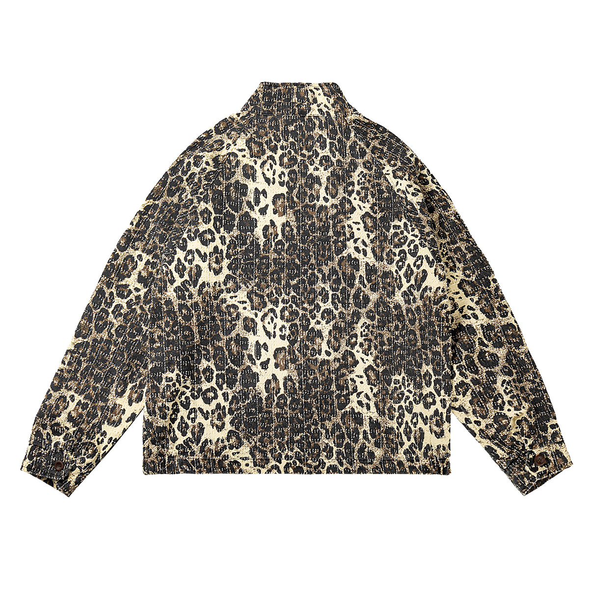 Sieviešu apavi 2024. gada rudens un ziemas jaunā retro noskaņas leoparda raksta Harrington darba jaka vīriešu un sieviešu mēteļi_voghion.com